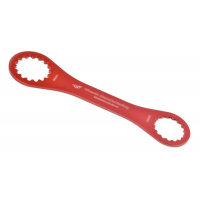 Wheels Manufacturing | Bottom Bracket Wrench | Red | 48.5Mm & 44Mm, 16 Notch