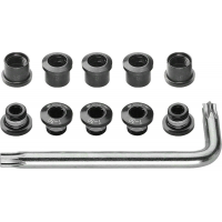 Fsa | Torx Alloy Chainring Nut/bolt Sets | Black | 8Mm, 5-Bolt Set