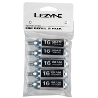 Lezyne | 16G 5-Pack Co2 Refill Cartridges 16G Co2 5-Pack