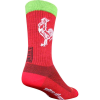 Sock Guy | Sriracha Wool 7.5" Crew Socks Men's | Size Small/medium In Red