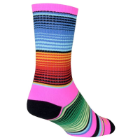 Sock Guy | Siesta 6" Crew Socks Men's | Size Large/extra Large In Multi Stripe