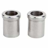 Wheels Manufacturing | Alloy Presta Valve Savers | Silver | Alloy, Pair