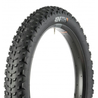 45Nrth | Dillinger 27.5" Fatbike Tire 27.5 X 4.5, Tubeless, Folding | Tan | 60Tpi, 252 | Rubber