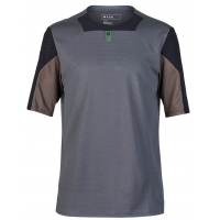 Fox Apparel | Defend Ss Jersey Men's | Size Medium In Graphite | Elastane/nylon/polyester