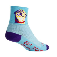 Sock Guy | Grin Socks Men's | Size Small/medium In Purple/blue