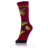 Sock Guy | Taco Tuesday 6" Crew Bike Socks | Nylon