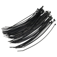 Wheels Manufacturing | Zip Ties | Black | ~ 200 X 2.5Mm : 100Ct