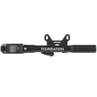 Foundation | Digital Mini/shock Pump Black | Rubber