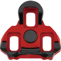 Exustar R2 Look Keo/garmin | Vector Cleats | Red | 6 Degree Float, Arc