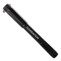 Foundation | Alloy Mini Frame Pump | Black | Presta/schrader