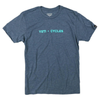 Yeti Cycles | Block Logo Tee Men's | Size Small in Heather Grey