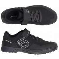 Five Ten | Kestrel Lace MTB Shoes Carbon/Black/Clear Grey, 8 Men's | Size 8 in Carbon Black