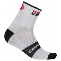 Castelli | Rosso Corsa 13 Socks Men's | Size Small/Medium in White