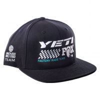 Yeti Cycles | Race Team 221 Flat Brim Hat Men's in Black