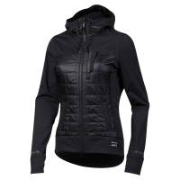 Pearl Izumi | Women's Versa Quilted Hoodie | Size Extra Large in Black/Black