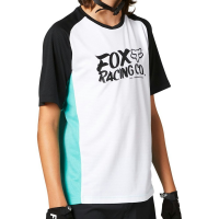 Fox Apparel | Youth Defend SS Jersey | Size Large in Black