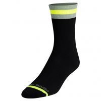 Pearl Izumi | Flash Reflective Sock Men's | Size Small in Black/Screaming Yellow