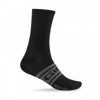 Giro | Merino Seasonal Wool Socks Men's | Size Large in Black/Charcoal