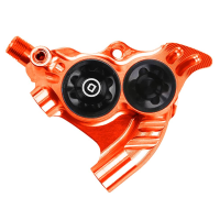 Hope Technology | Rx4+ Sram Flat Mount Rear Road Caliper 0Mm Rise Orange