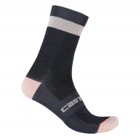 Castelli | Alpha Women's 15 Sock | Size Small/Medium in Black/Dark Gray