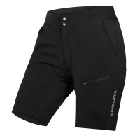 Endura | Women's Hummvee Lite Short With Liner | Size Medium In Black | Nylon