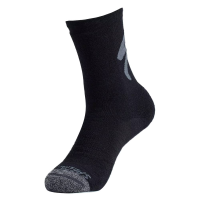 Specialized | Merino Deep Winter Tall Logo Sock Men's | Size Small In Black | Polyester/elastane/polyamide