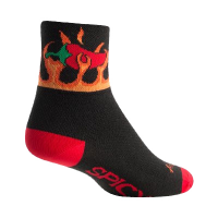 Sock Guy | Spicy Socks Men's | Size Large/Extra Large in Black/Red