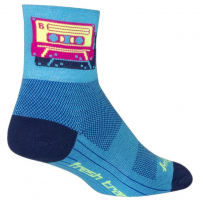 Sock Guy | Mixtape 3" Classic Socks | Blue/Pink | SM/Med Men's | Size Small/Medium