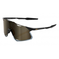 100% | Hypercraft Sunglasses in Matte Black/Soft Gold Lens