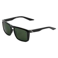 100% | Renshaw Sunglasses in Matte Black Havana/Bronze Lens