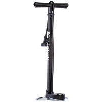 Foundation | Hi-Pressure Steel Floor Pump Black | Rubber
