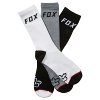 Fox Apparel | Fox Apparel | Crew Sock 3 Pack Men's | Size Large/Extra Large in multicolor