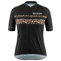 Sugoi | Women's Evolution Zap 2 Jersey | Size Small in Black Leopard