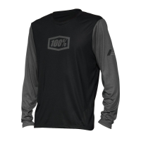 100% | AIRMATIC Long Sleeve Jersey Men's | Size Small in Black