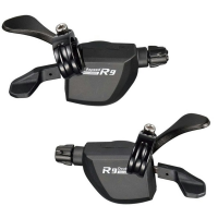 Microshift | R859 2 x 9-Flat Bar Shifters 9-Speed Road, Double, Shimano Compatible