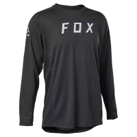 Fox Apparel | Yth Defend Ls Jersey Men's | Size Medium In Black