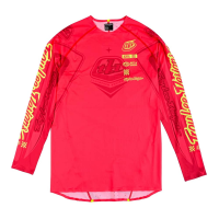 Troy Lee Designs | Sprint Ultra Jersey Men's | Size Medium In Ghostwing Infra Red