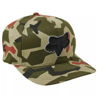 Fox Apparel | EPICYCLE Flexfit 2.0 Hat Men's | Size Large/Extra Large in Green Camo
