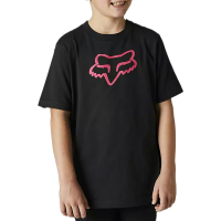Fox Apparel | Youth Legacy SS T-Shirt Men's | Size Small in Black/Pink