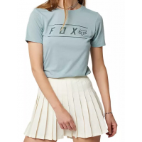 Fox Apparel | W Pinnacle SS Tech T-Shirt Women's | Size Extra Small in Gunmetal