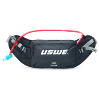 Uswe | Zulo 2 Plus Hydration Hip Pack Carbon Black, 2 Liter