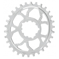 5Dev | 7075 Oval Chainring | Purple | 30T, 3-Bolt , 3Mm Offset | Aluminum