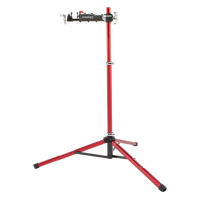 Feedback Sports | Pro Mechanic Stand | Red | Weight Capacity 85Lbs | Rubber