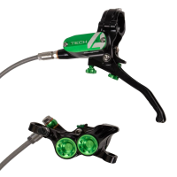 Hope Technology | Tech 4 V4 Disc Brake | Black/green | L/h