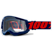 100% | Strata 2 Goggles Men's In Black/clear