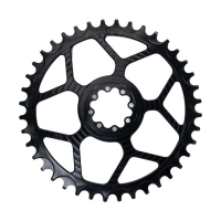 5Dev | 7075 Road Chainring | Black | 40T, 8-Bolt | Aluminum