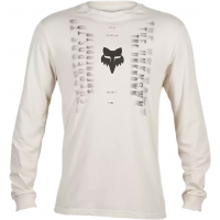 Fox Apparel | Faded Out Ls Prem T-Shirt Men's | Size Medium In White | 100% Cotton