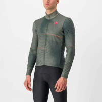 Castelli | Raffica Ls Jersey Men's | Size Extra Small In Rover Green | Polyester
