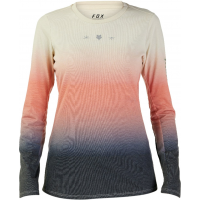 Fox Apparel | W Ranger Dr Mid Ls Jersey Lunar Women's | Size Extra Large In Bone | Polyester