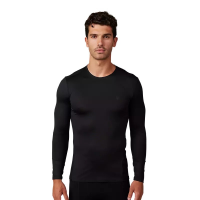 Fox Apparel | Tecbase Ls Shirt Men's | Size Extra Large In Black